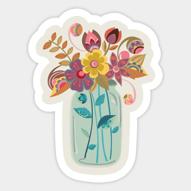 Flowers everyday Sticker by Valentina Harper